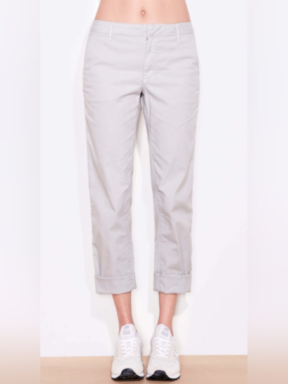 Sundry By Anthropologie Cropped Chino Pants- In White